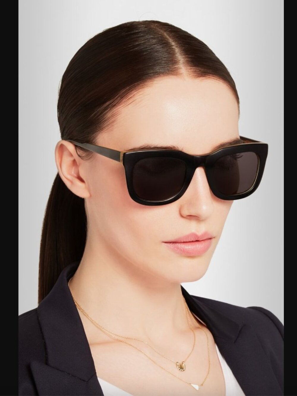 Kaibosh "Chips & Salsa" Sunglasses in Blurry Blue